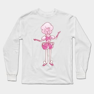 Pink Diamond Cartoon-y Long Sleeve T-Shirt